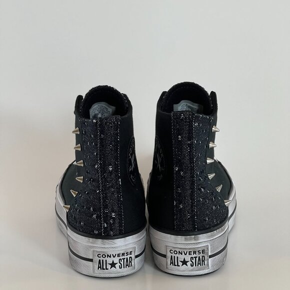 Converse CTAS Hi Lift Studded Women's Platform Sneakers A06450C NWT - Picture 5 of 6
